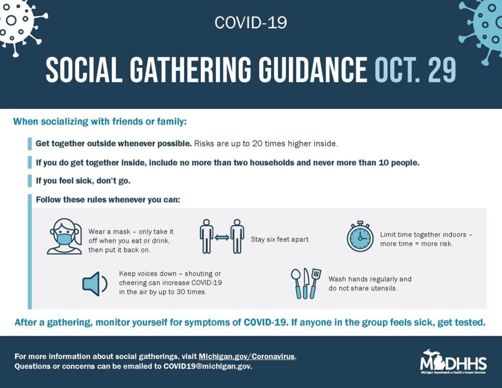 Social Gathering Guidance Oct. 29