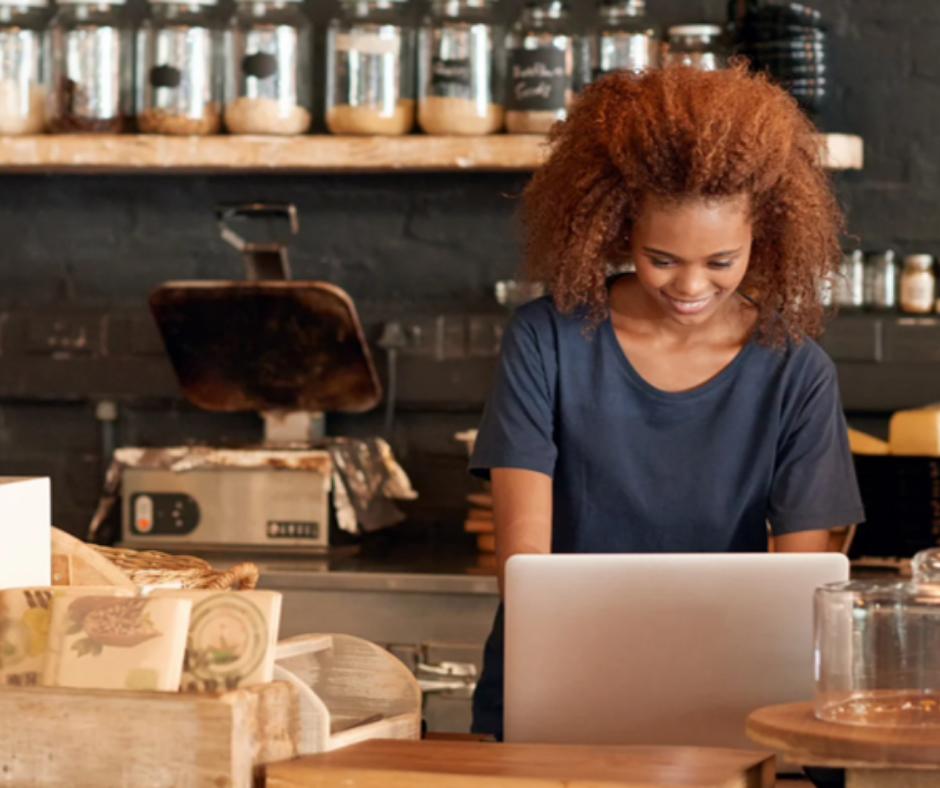 Women at register