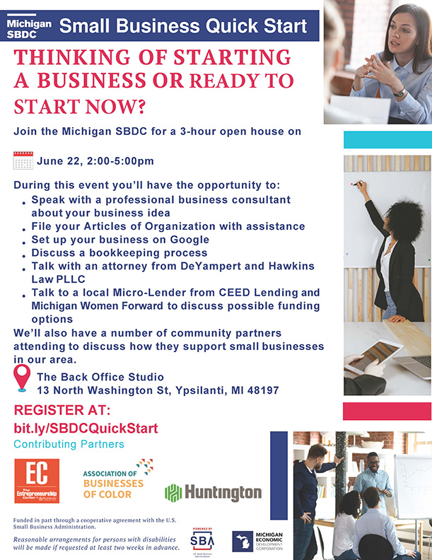 Small Business Quick Start Flyer