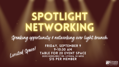 City of Livonia Spotlight Networking