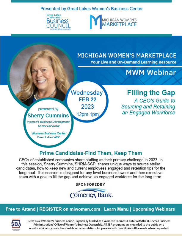 MWM Webinar Sherry Cummins_Filling the Gap 02-22-2023