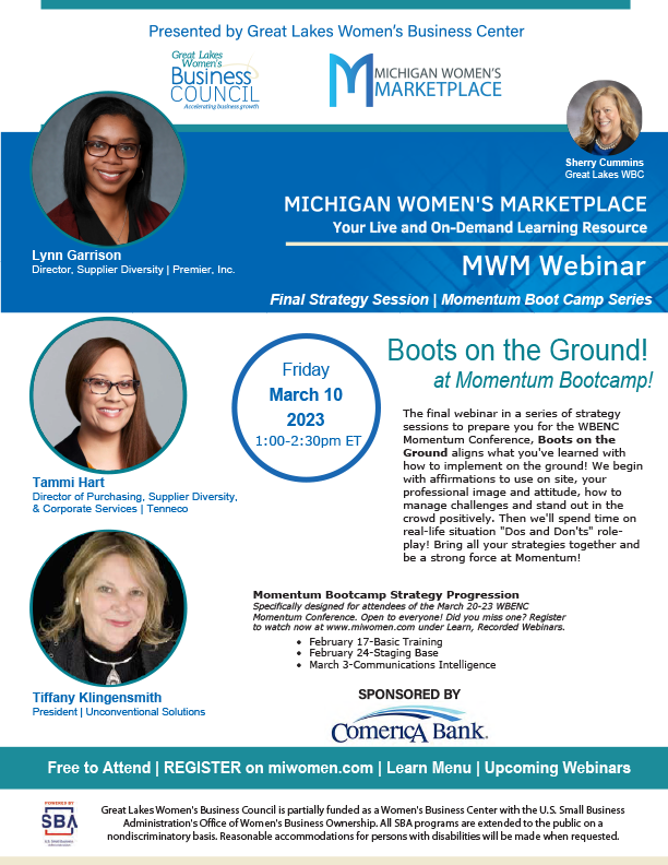 MWM Webinar Momentum Boot Camp Boots on the Ground