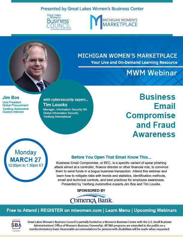 MWM Webinar | _Jim Bos_Business
Email
Compromise
and Fraud
Awareness