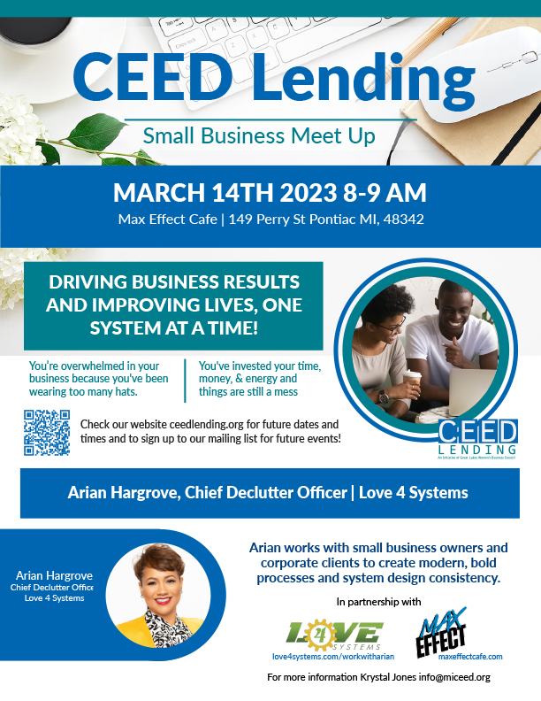 March CEED Lending Small Business Meet Up
