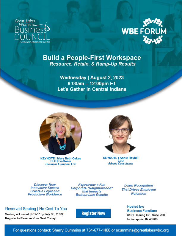 WBE Forum CentralIN Build a People-First Workspace