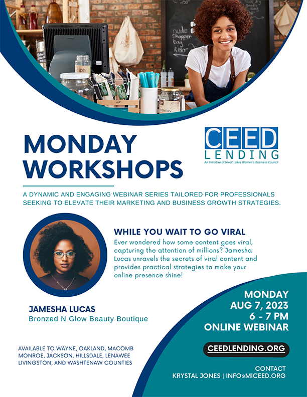 Monday Workshops 8 7 2023