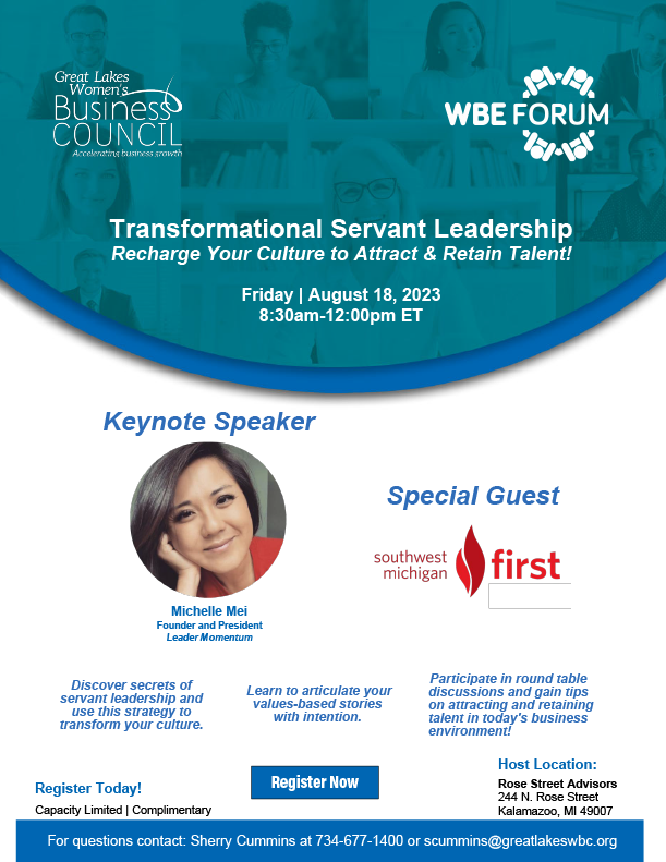 West Michigan Servant Leadership To Transform Culture