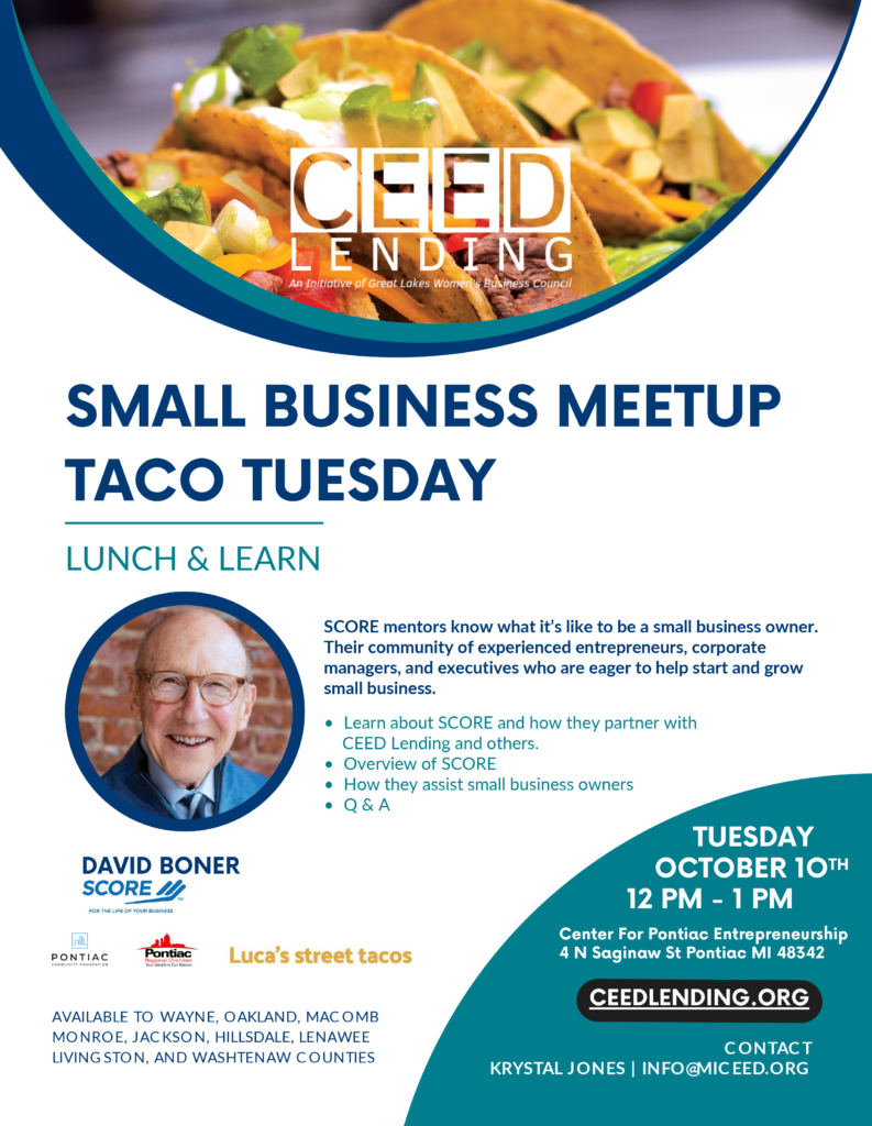 CEED Lending Small Business Meet UP Taco Tuesday