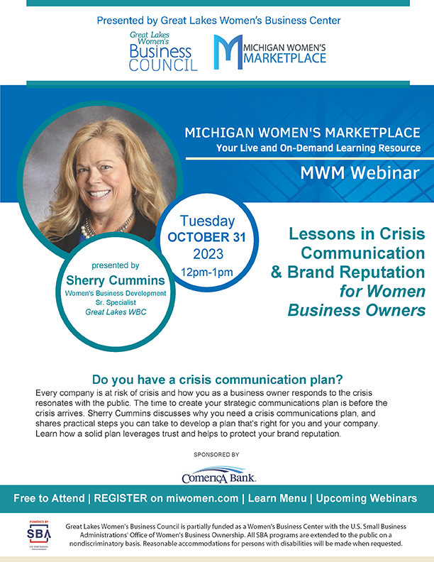 MWM Webinar Crisis Communications