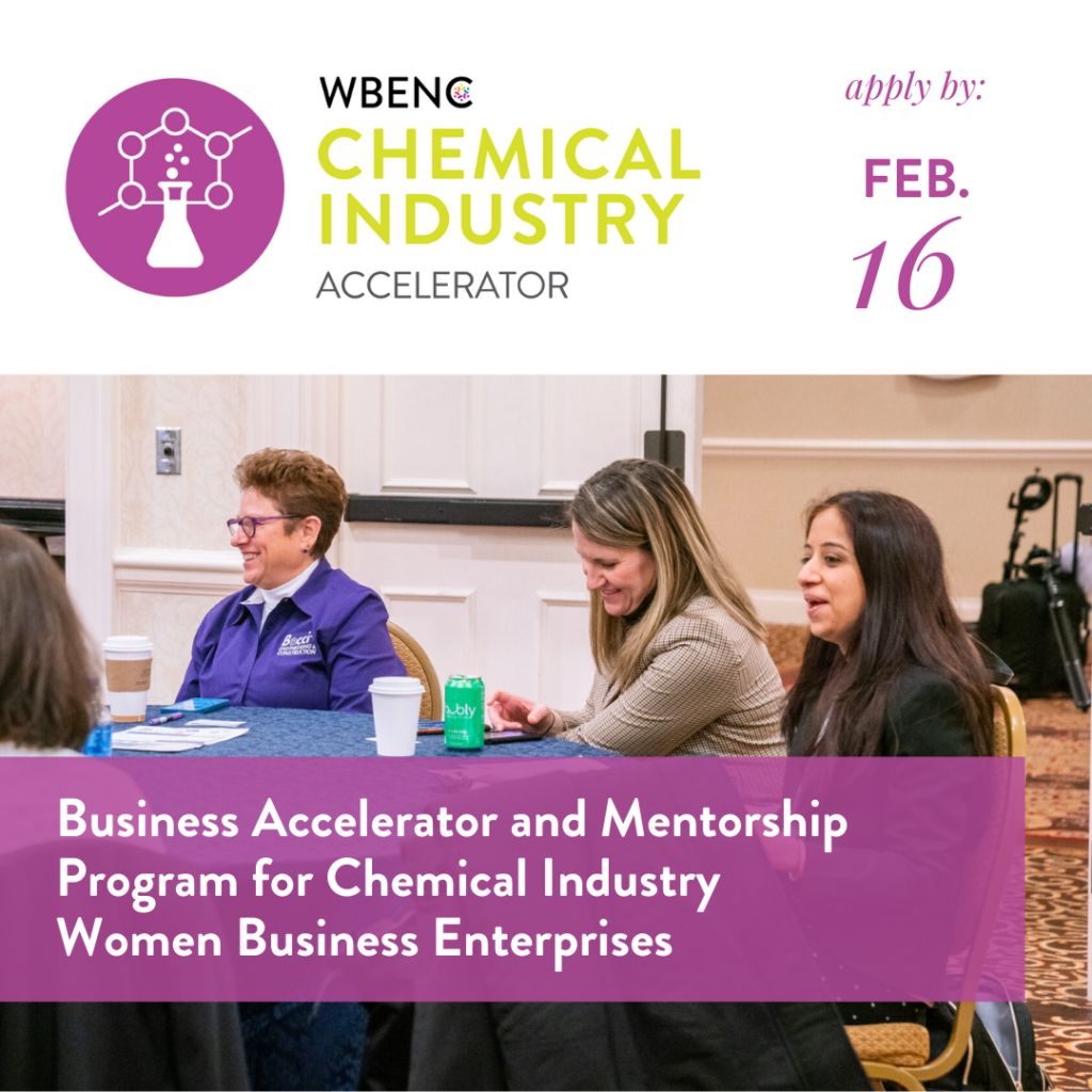 WBENC Chemical Industry Accelerator