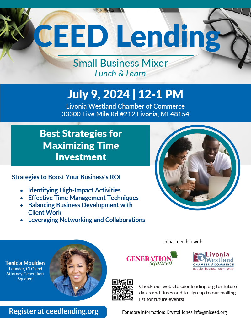 CEED Lending Small Business Mixer | Tenicia Moulden